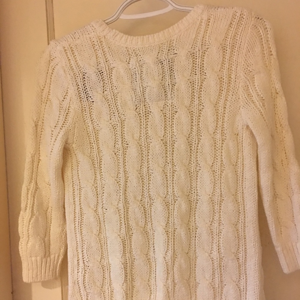 Abercrombie kids XL cream cardigan NWT - Picture 4 of 5
